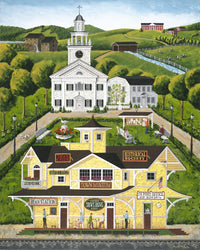 Bean Station Depot Poster Print by Art Poulin showcasing vintage charm