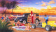 Woody Beach Poster Print by Bruce Kaiser featuring serene beach landscape.