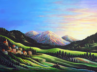 Highlands 7 Poster Print by Andy Russell showcasing serene Scottish landscapes.
