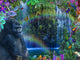 Magic Jungle Poster Print by Alixandra Mullins featuring vibrant colors and intricate details.