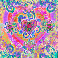 Swirly Heart Art Print by Alixandra Mullins in multiple sizes
