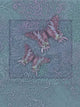 Butterfly Periwinkle Poster Print by Alixandra Mullins, showcasing vibrant colors and intricate butterfly design.