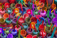 Chalk Colors Poster Print by Alixandra Mullins showcasing vibrant colors.