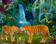 Kissing Tigers Poster Print by Alixandra Mullins