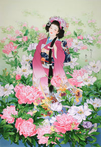 Syunsyo Poster Print by Haruyo Morita showcasing serene beauty.