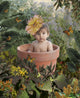 Flowerpot Baby Poster Print by Alixandra Mullins - Whimsical nursery art.