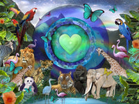Eco Planet Poster Print by Alixandra Mullins showcasing vibrant nature.