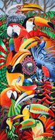 Heads Up Poster Print by Graeme Stevenson, colorful art print.