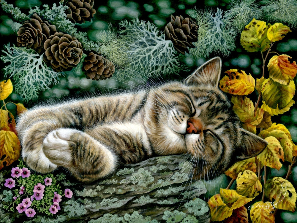Wild Corner Poster Print by Irina Garmaschova-Cawton, beautiful nature artwork.