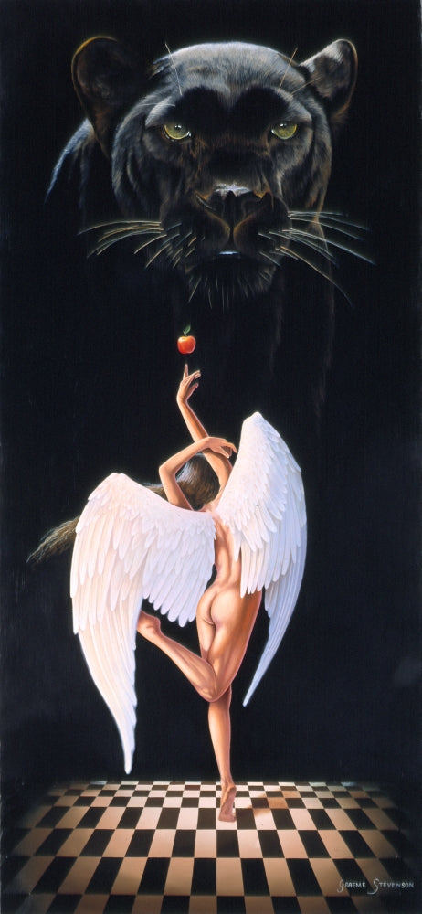 Guardian Angel Poster Print by Graeme Stevenson, beautiful artwork for home decor.