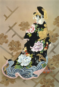 Echigo Dojouji Poster Print by Haruyo Morita showcasing traditional Japanese art