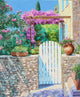 White Gate Poster Print by Jean-Marc Janiaczyk featuring serene landscape
