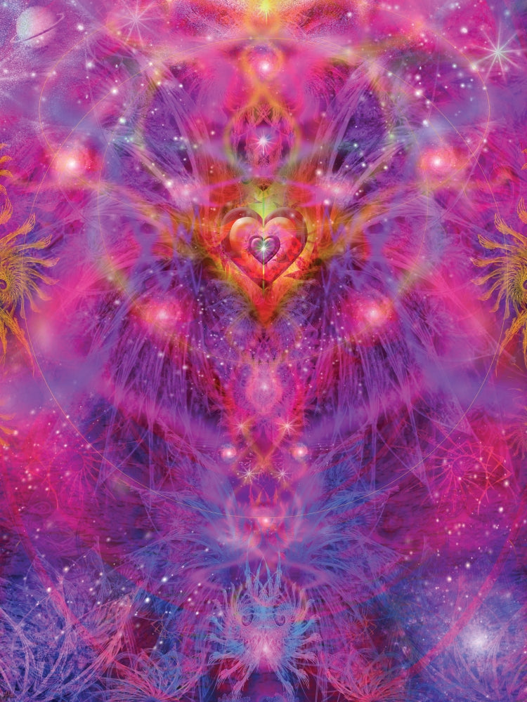 Light Of Passion Reborn Poster Print by Alixandra Mullins - vibrant artwork.