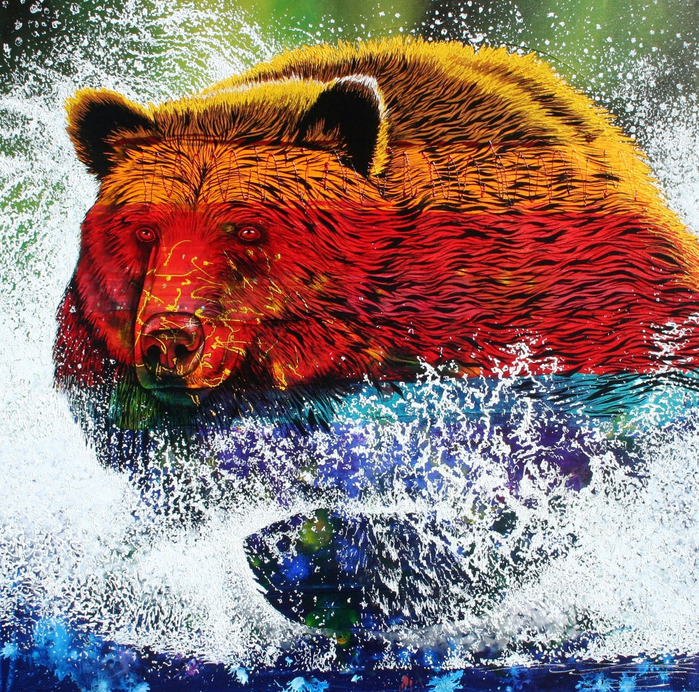The River Charge Poster Print by Graeme Stevenson, nature artwork