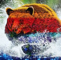 The River Charge Poster Print by Graeme Stevenson, nature artwork