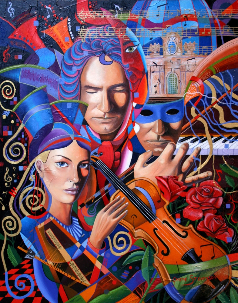 Is That You Beethoven Poster Print by Graeme Stevenson