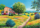 Vibrant Summer House Poster Print by Jean-Marc Janiaczyk, perfect for home décor.