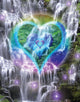 Heart Of Waterfalls Poster Print by Alixandra Mullins - Nature Art