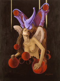 Broken Dreams Shattered Lives Poster Print by Graeme Stevenson, thought-provoking artwork.