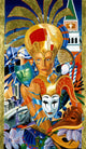 Venice Awaits You Poster Print by Graeme Stevenson, vibrant depiction of Venetian canals and architecture.
