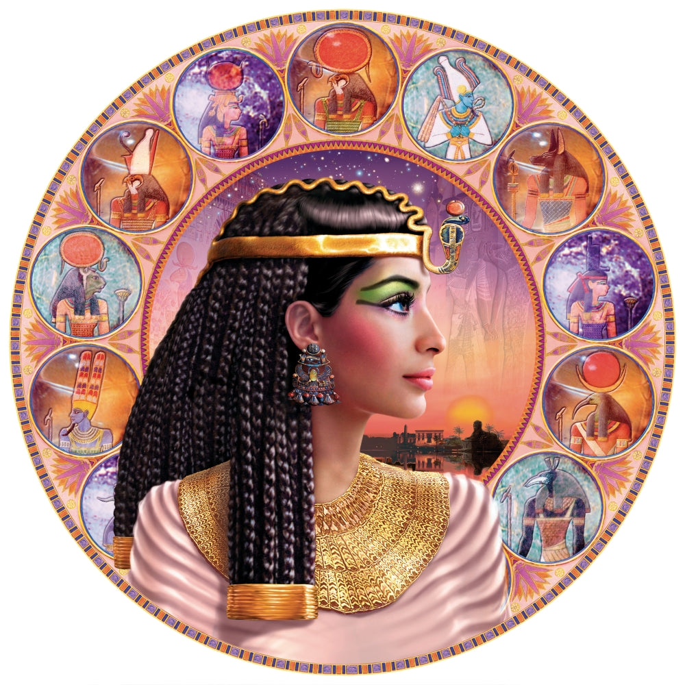 Cleopatra Poster Print by Andrew Farley, vibrant artwork showcasing ancient Egypt.