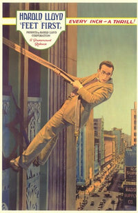 Feet First Movie Poster Print showcasing classic cinema charm.