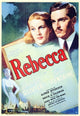 Rebecca movie poster print capturing the essence of the classic film.