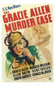 Gracie Allen Murder Case Movie Poster Print showcasing classic cinema.