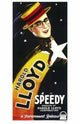Speedy Movie Poster Print featuring vibrant colors and dynamic design