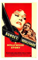 Sunset Boulevard Movie Poster Print featuring classic film design.