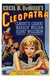 Cleopatra Movie Poster Print featuring iconic artwork.