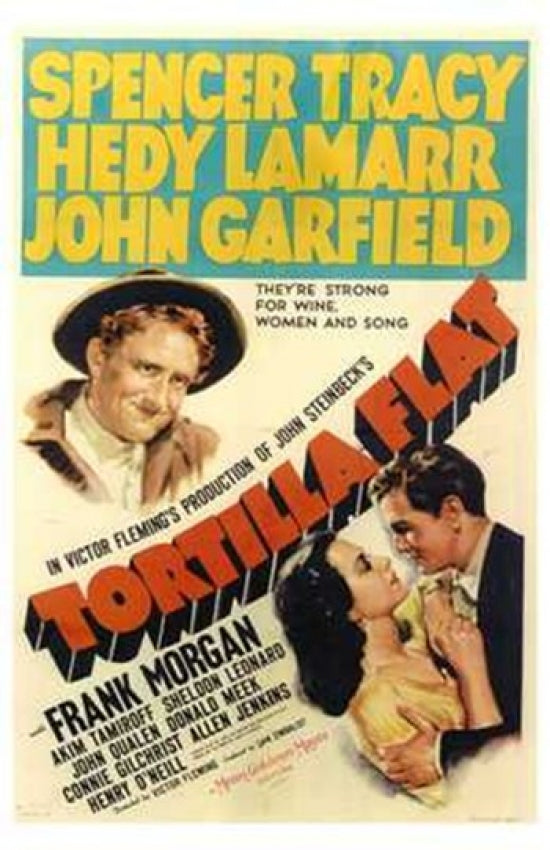 Tortilla Flat Movie Poster Print showcasing classic cinema art.
