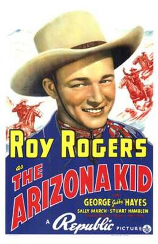 The Arizona Kid Movie Poster featuring vibrant Wild West imagery.