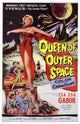 Queen of Outer Space Movie Poster Print showcasing retro sci-fi art.