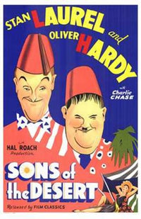 Sons of the Desert Movie Poster showcasing classic film humor.