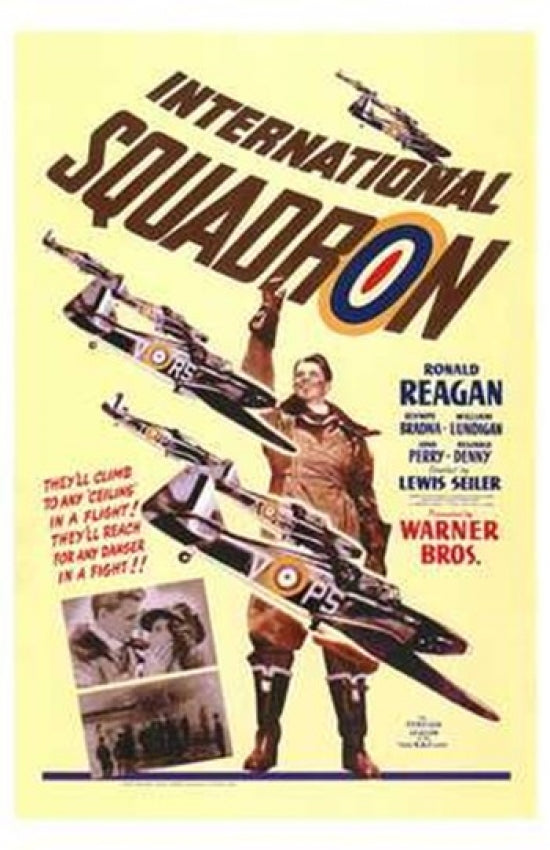 International Squadron Movie Poster Print showcasing aviation adventure.