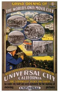 Universal City California Movie Poster Print