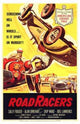 Road Racers Vintage Advertisement Movie Poster featuring classic racing design.