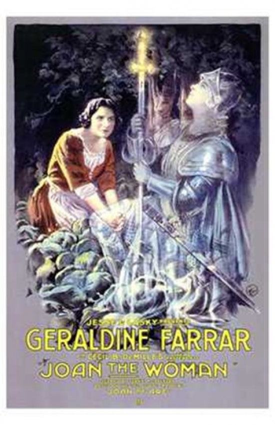 Joan the Woman Movie Poster Print showcasing resilience and strength.