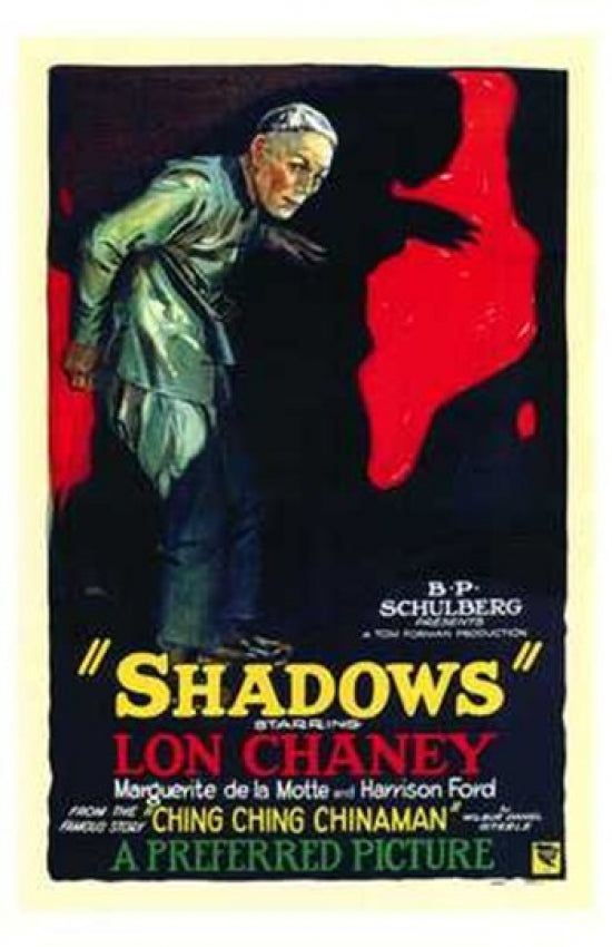 Shadows Movie Poster Print showcasing cinematic art.