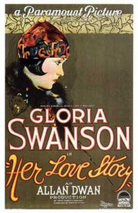 Her Love Story movie poster print featuring romantic imagery.