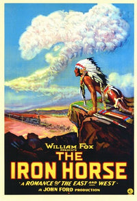 The Iron Horse Movie Poster Print showcasing classic cinema theme.