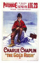 The Gold Rush Movie Poster Print featuring Charlie Chaplin's classic film.