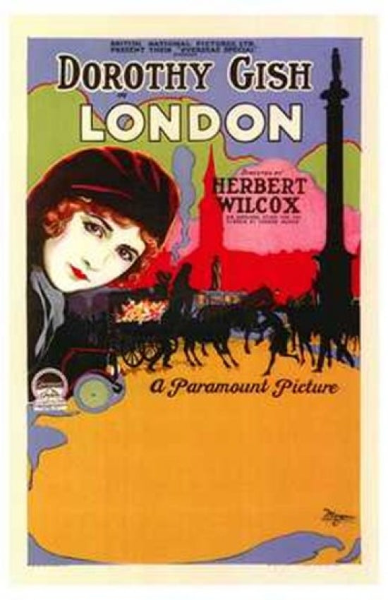 London Movie Poster Print showcasing iconic sights from the city.