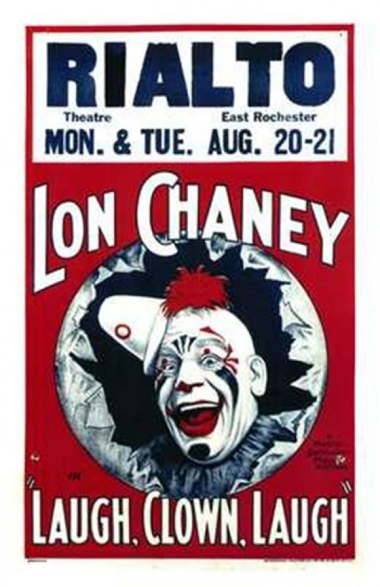 Laugh Clown Laugh Movie Poster Print showcasing vintage cinema art.