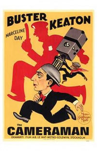 The Cameraman movie poster print showcasing classic film art.