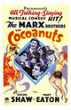 The Cocoanuts Movie Poster Print featuring classic film design.