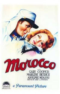 Morocco Movie Poster Print showcasing vibrant colors and exotic design