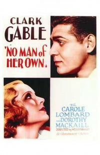 No Man of Her Own Movie Poster Print, vibrant classic film artwork.