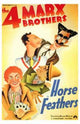 Horse Feathers Movie Poster Print featuring vibrant colors and classic film imagery.